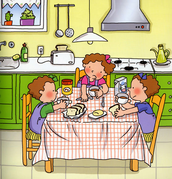 Ilustración de Tres Mellizas y el ratoncito Pérez