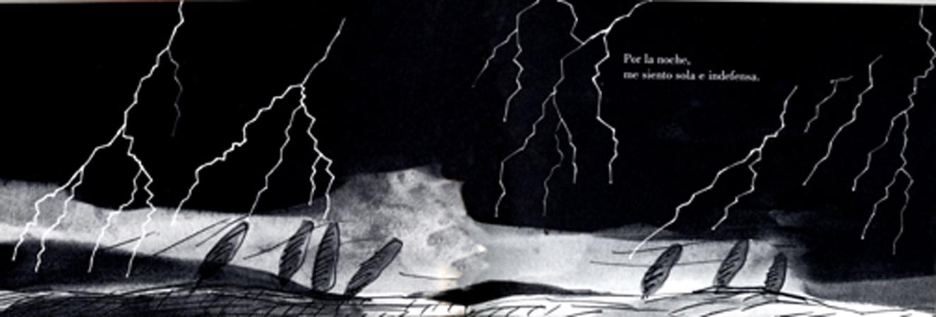 Ilustración de Noche de tormenta