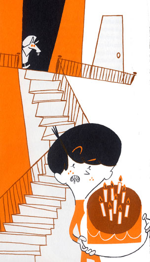 Ilustración de planeta de los árboles de Navidad