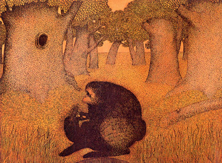 Ilustración de El bunyip