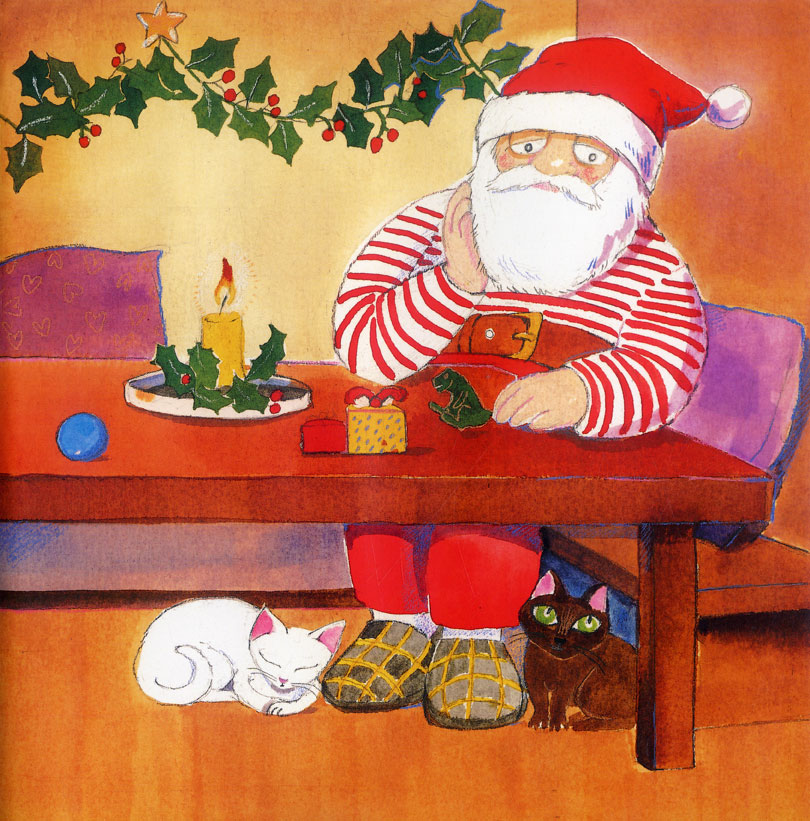 Ilustración de secreto de Papá Noel