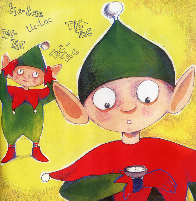 Ilustración de secreto de Papá Noel