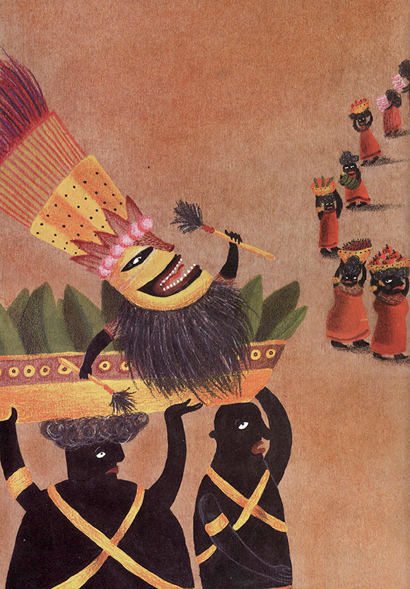 Ilustración de El rey Osagboro