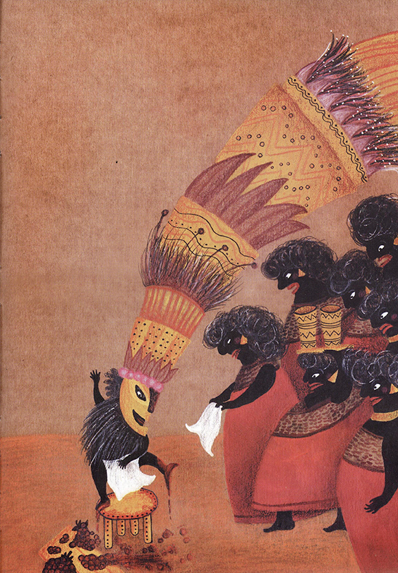 Ilustración de El rey Osagboro