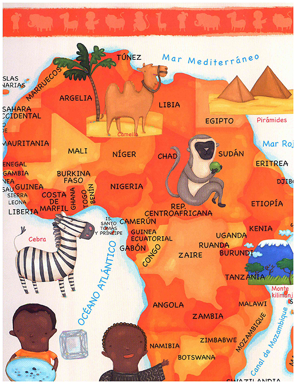 Ilustración de Mi primer atlas