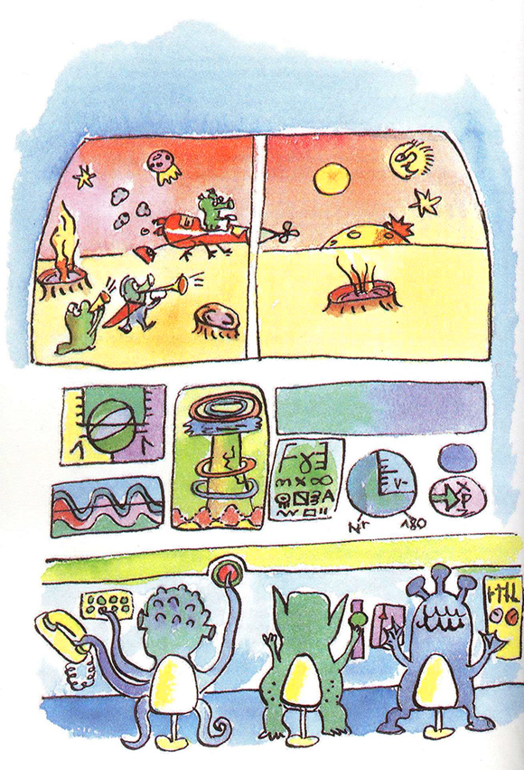 Ilustración de Las aventuras de Pimpín el extraterrestre 