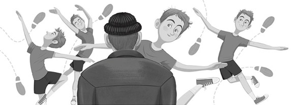 Ilustración de Billy Elliot