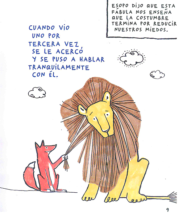 Ilustración de Lobo a la vista y otras fábulas de Esopo