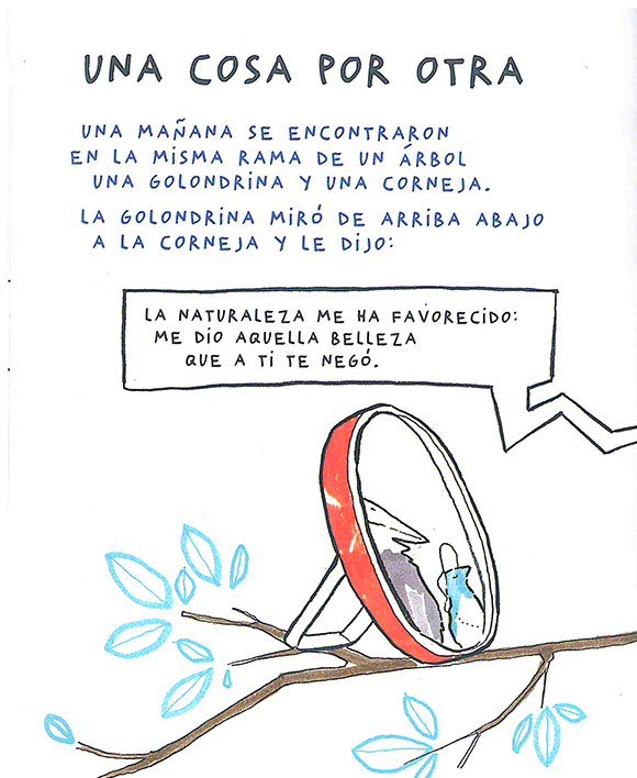 Ilustración de Lobo a la vista y otras fábulas de Esopo