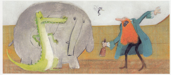 Ilustración de Barbosa el pirata 