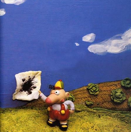 Ilustración de Moncho y la mancha. XX aniversario
