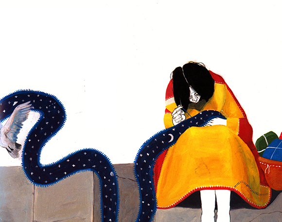Ilustración de Clarice era una reina