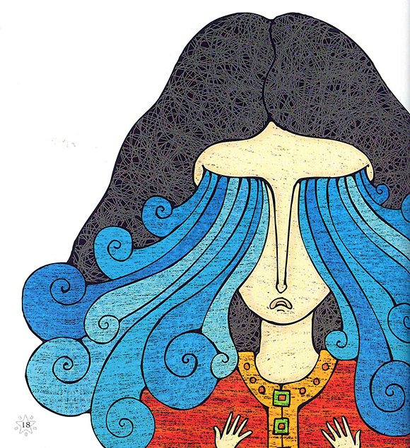 Ilustración de Mamiña, niña de mis ojos y otras leyendas