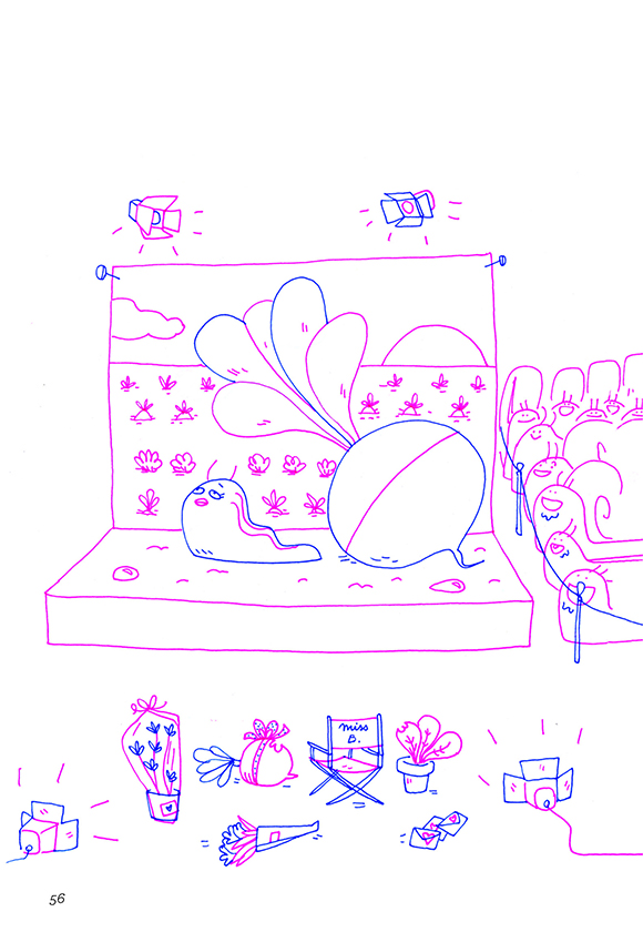 Ilustración de Cartas escritas con plumas y pelos