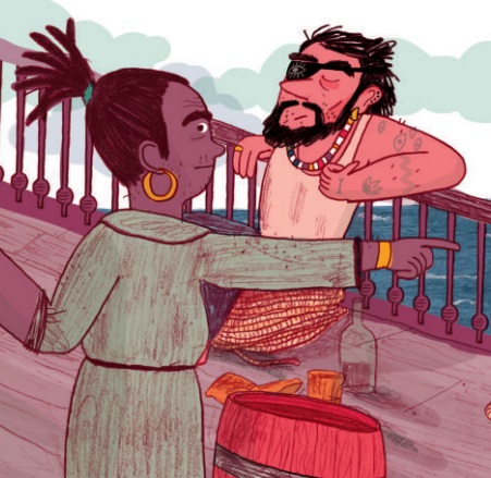 Ilustración de tesoro de Barracuda