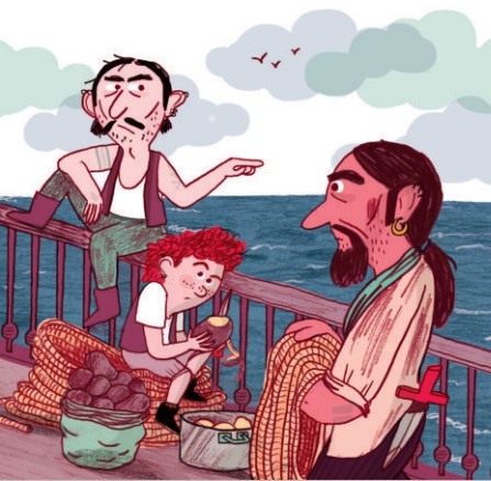 Ilustración de tesoro de Barracuda