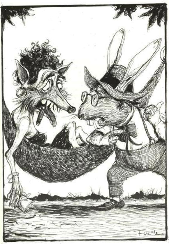 Ilustración de Cuentos de Pícaros. Relatos populares de América