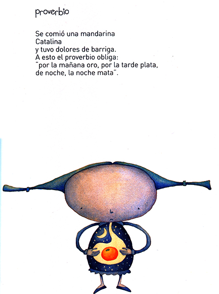 Ilustración de Rondel de rimas para niños y niñas