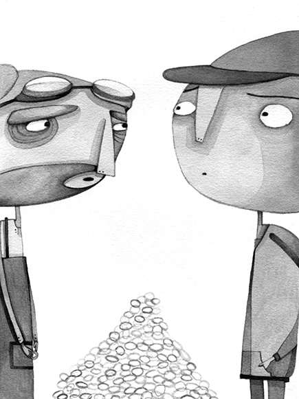 Ilustración de El Bagrub y otros cuentos de humor (i)lógico
