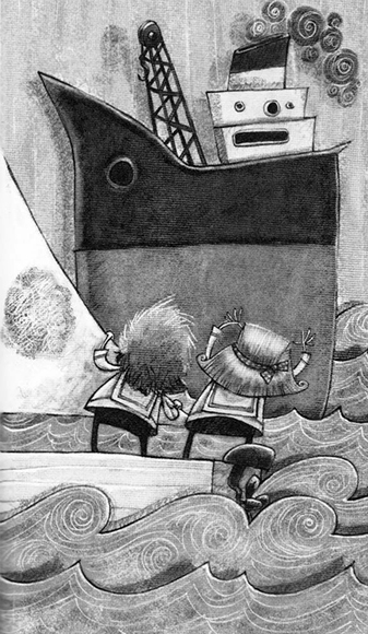Ilustración de El velero desvelado