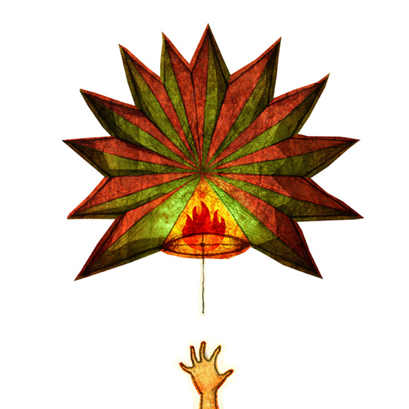 Ilustración de El globo de Cantoya