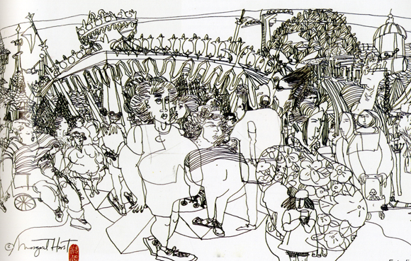 Ilustración de Urban Sketching:Guía completa de técnicas de dibujo urbano