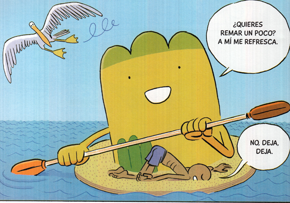 Ilustración de Marcopola, la isla remera 3. Dragoneta