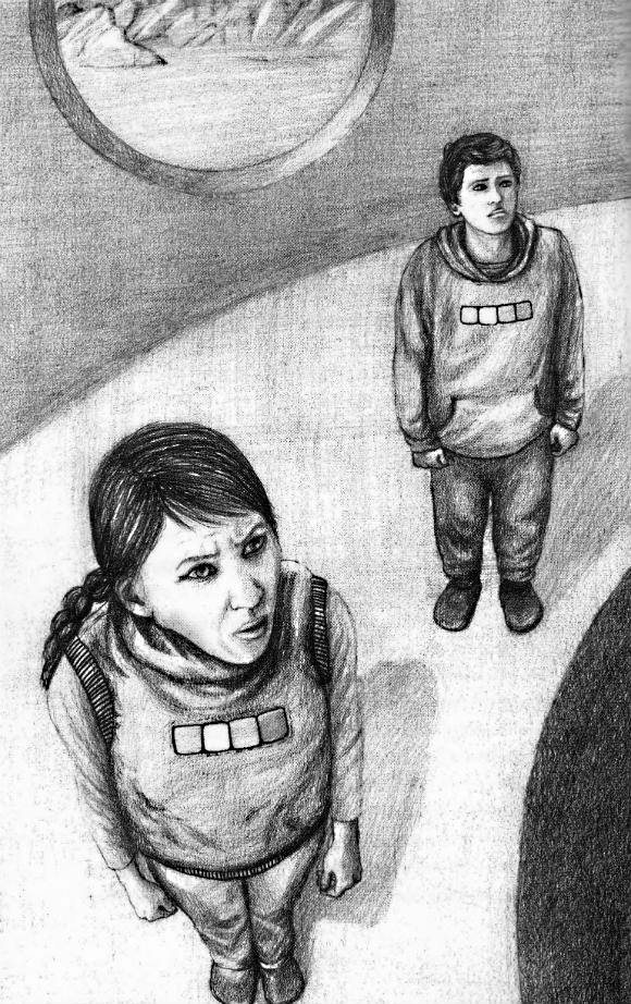 Ilustración de Un hada en el umbral de la Tierra