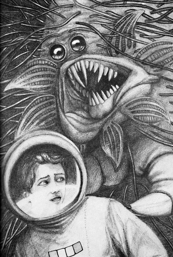 Ilustración de Un hada en el umbral de la Tierra