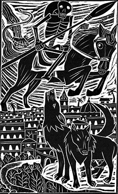 Ilustración de Lobo Cimarrón