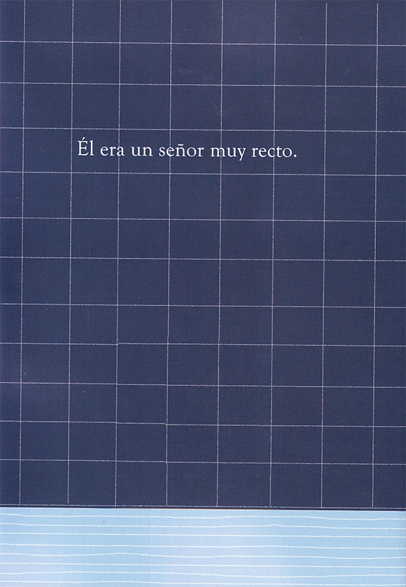 Ilustración de Un señor muy recto & una señora con muchas curvas