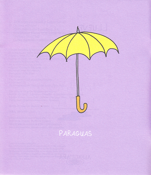 Ilustración de Llueve