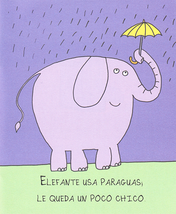 Ilustración de Llueve