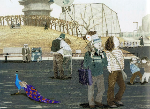 Ilustración de En el zoológico