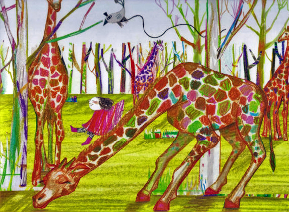 Ilustración de En el zoológico