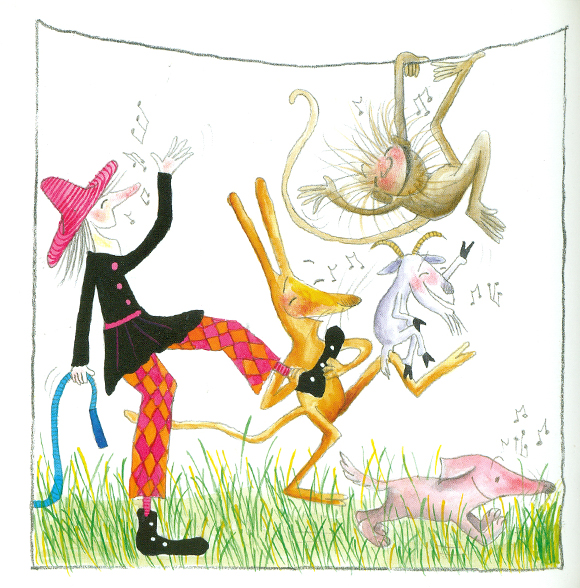 Ilustración de Saltarines