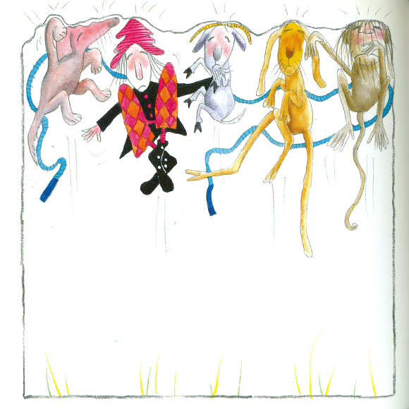 Ilustración de Saltarines