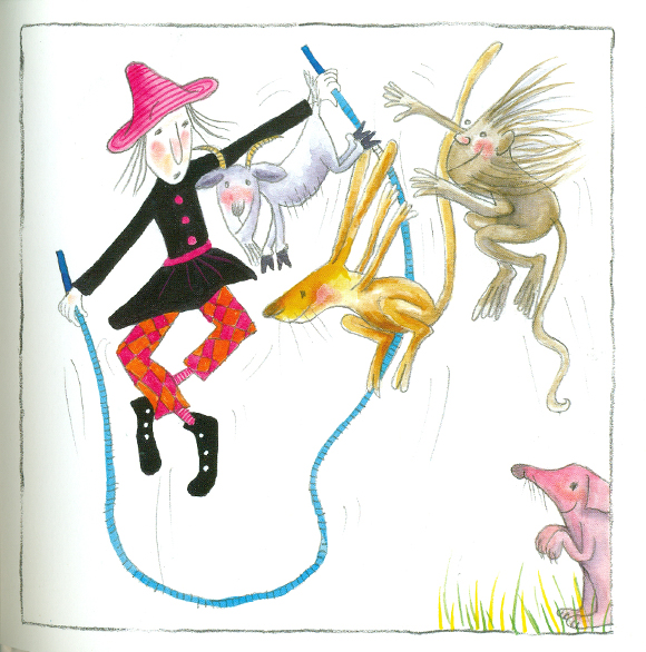 Ilustración de Saltarines