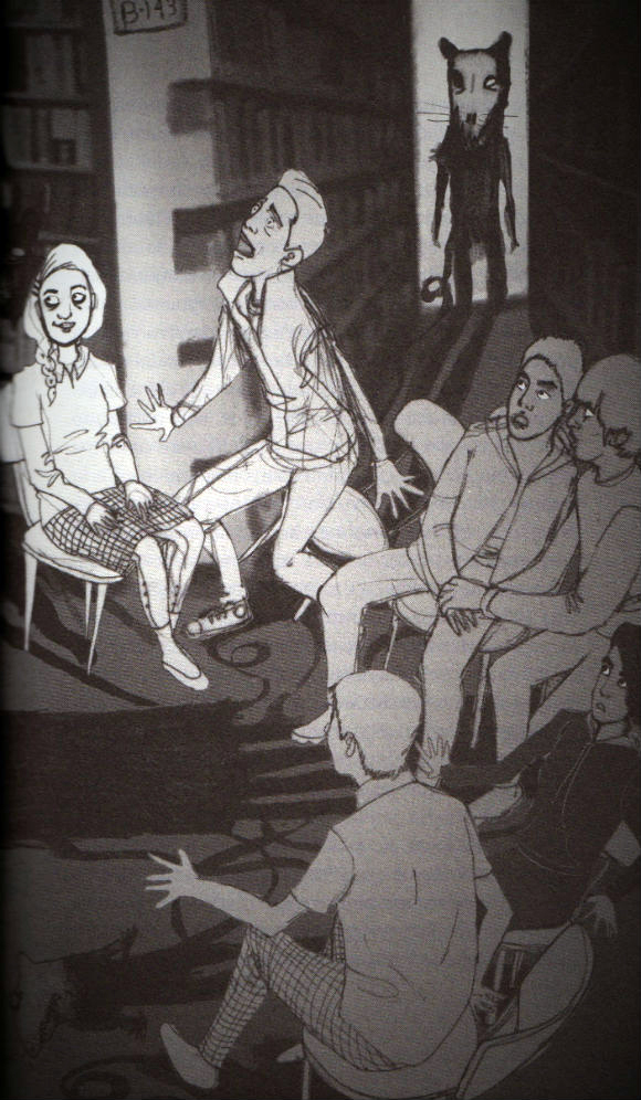 Ilustración de Sombras. Cuentos de extraña imaginación 