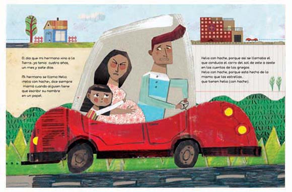 Ilustración de Helio con hache