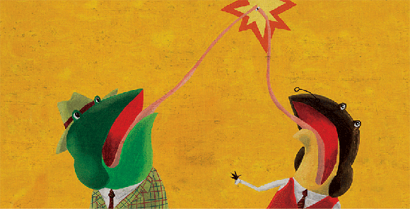 Ilustración de Enfadados