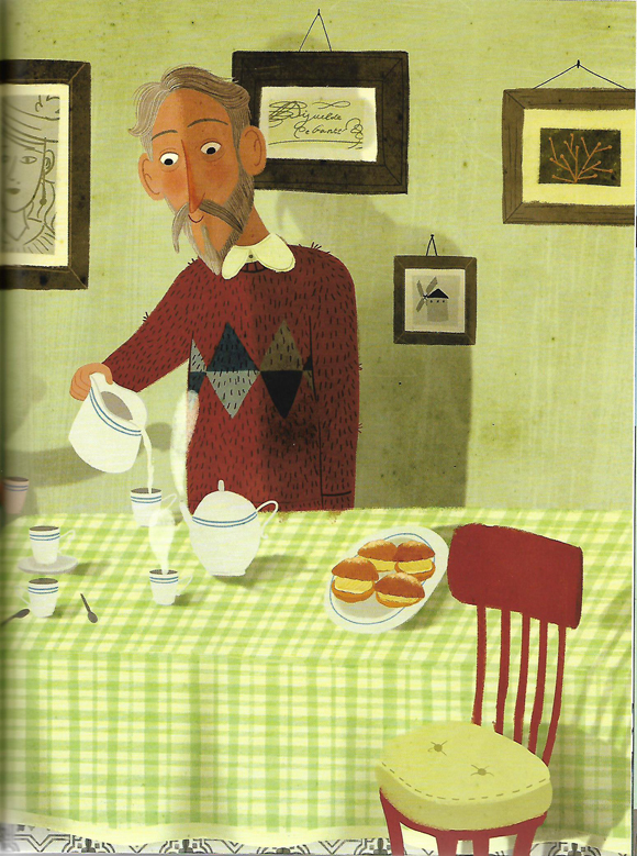 Ilustración de Mi primer libro sobre Cervantes