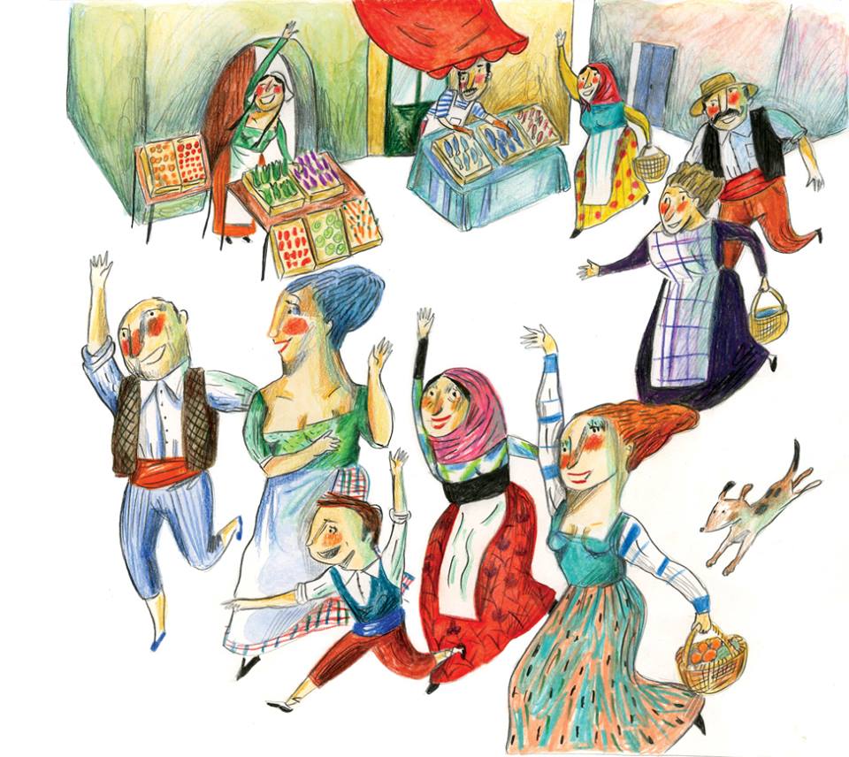 Ilustración de La canción de las balanzas