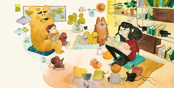 Ilustración de Cuentos roídos