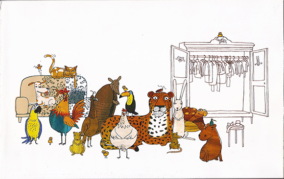 Ilustración de Tío Tigre y Tío Conejo
