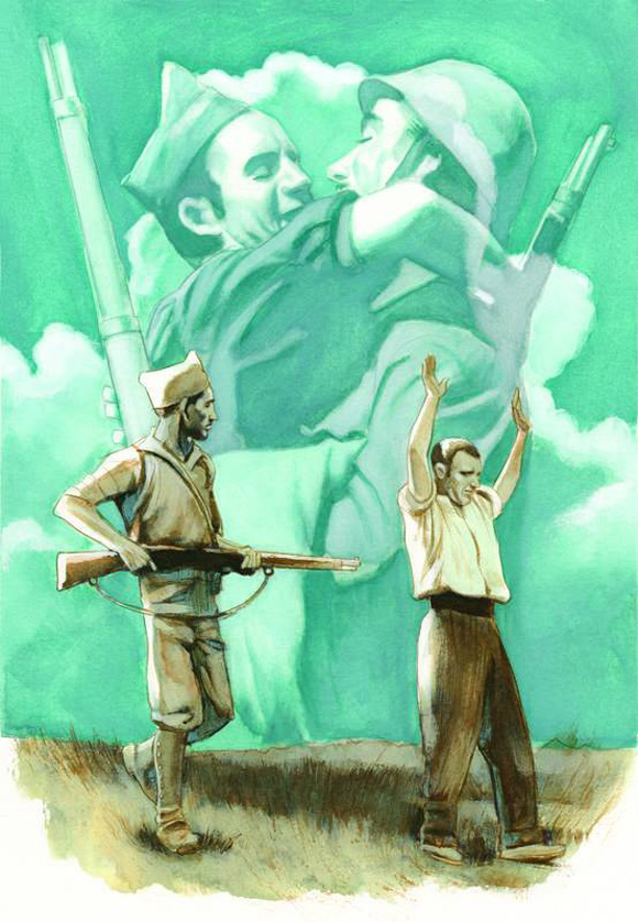 Ilustración de Guerra Civil contada a los jóvenes