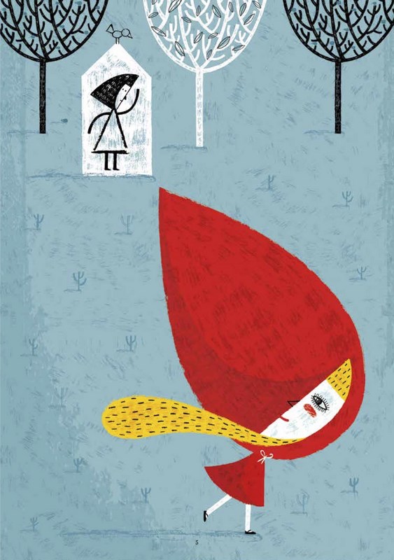 Ilustración de Caperucita Roja
