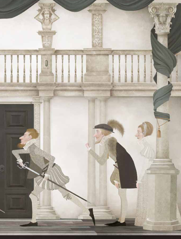 Ilustración de Romeo y Julieta