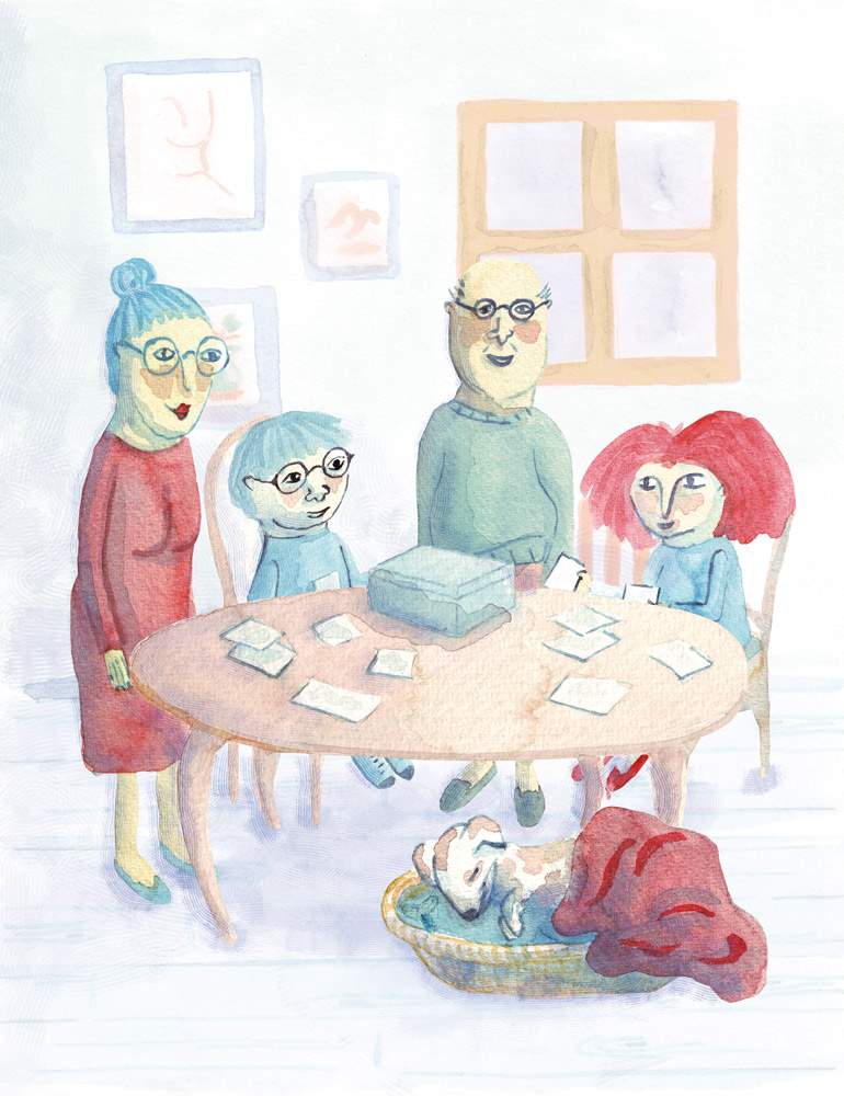 Ilustración de El diario de Raquel