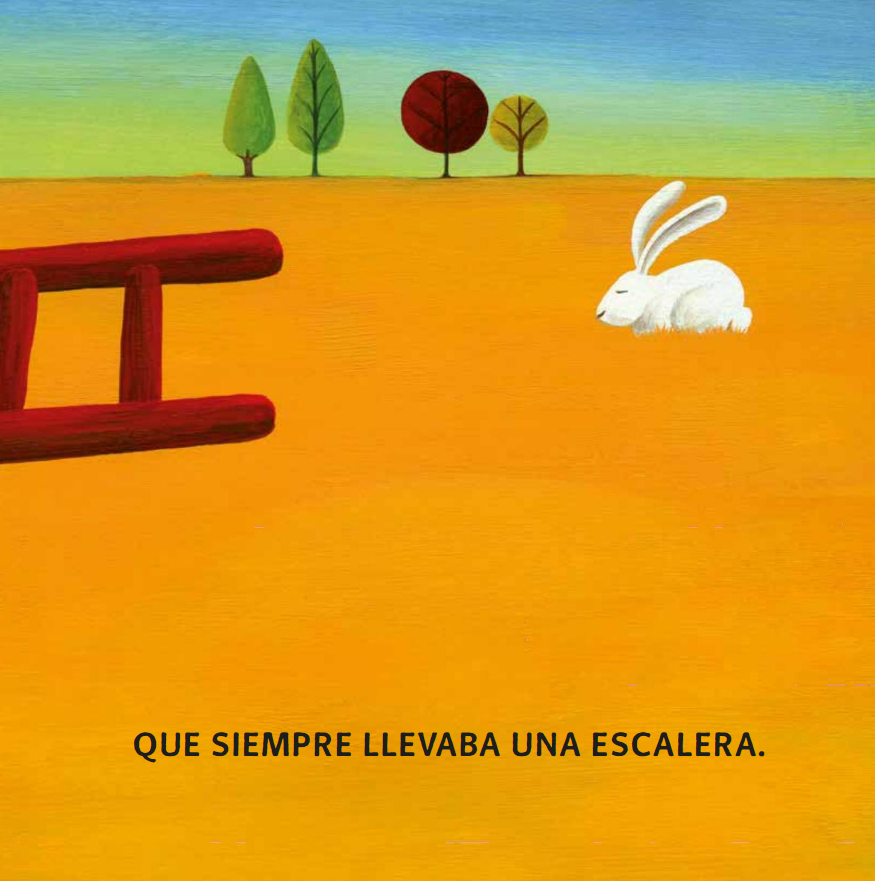 Ilustración de La escalera roja